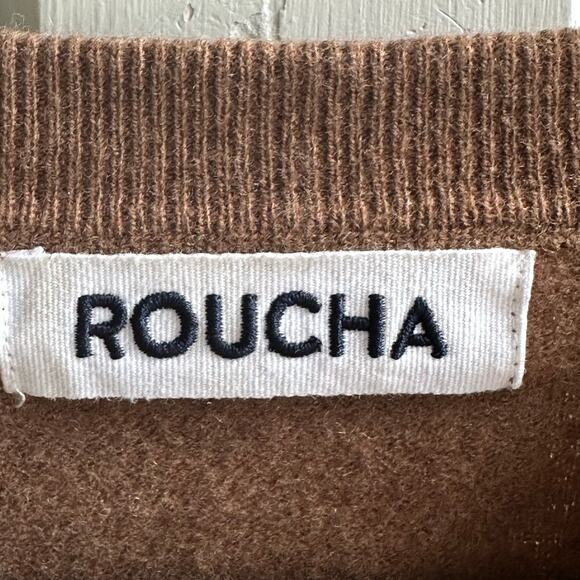 Roucha Tacer Brushed Wool Long Sleeve Sweater Camel - Picture 6 of 8